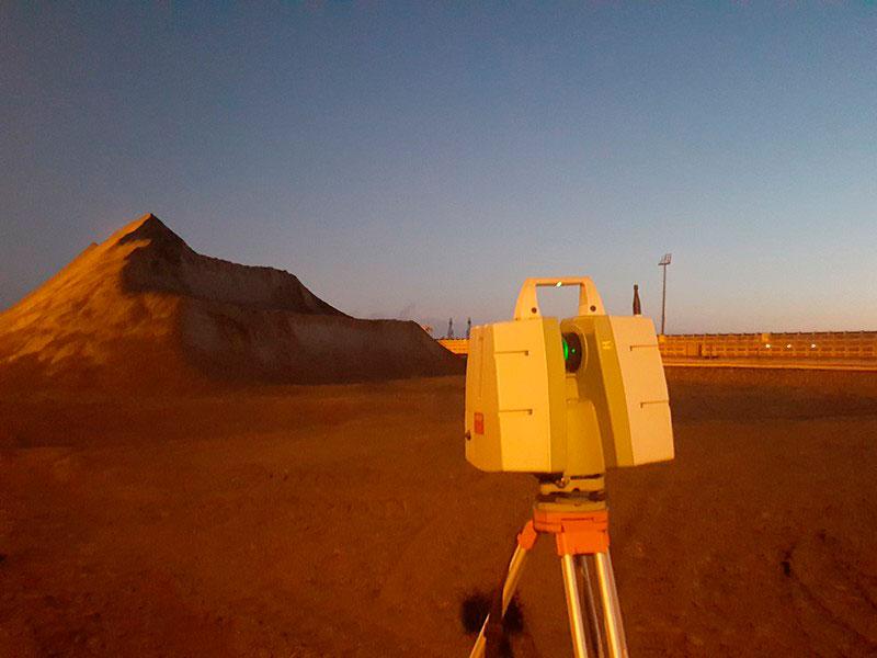 Levantamento topográfico com laser scanner